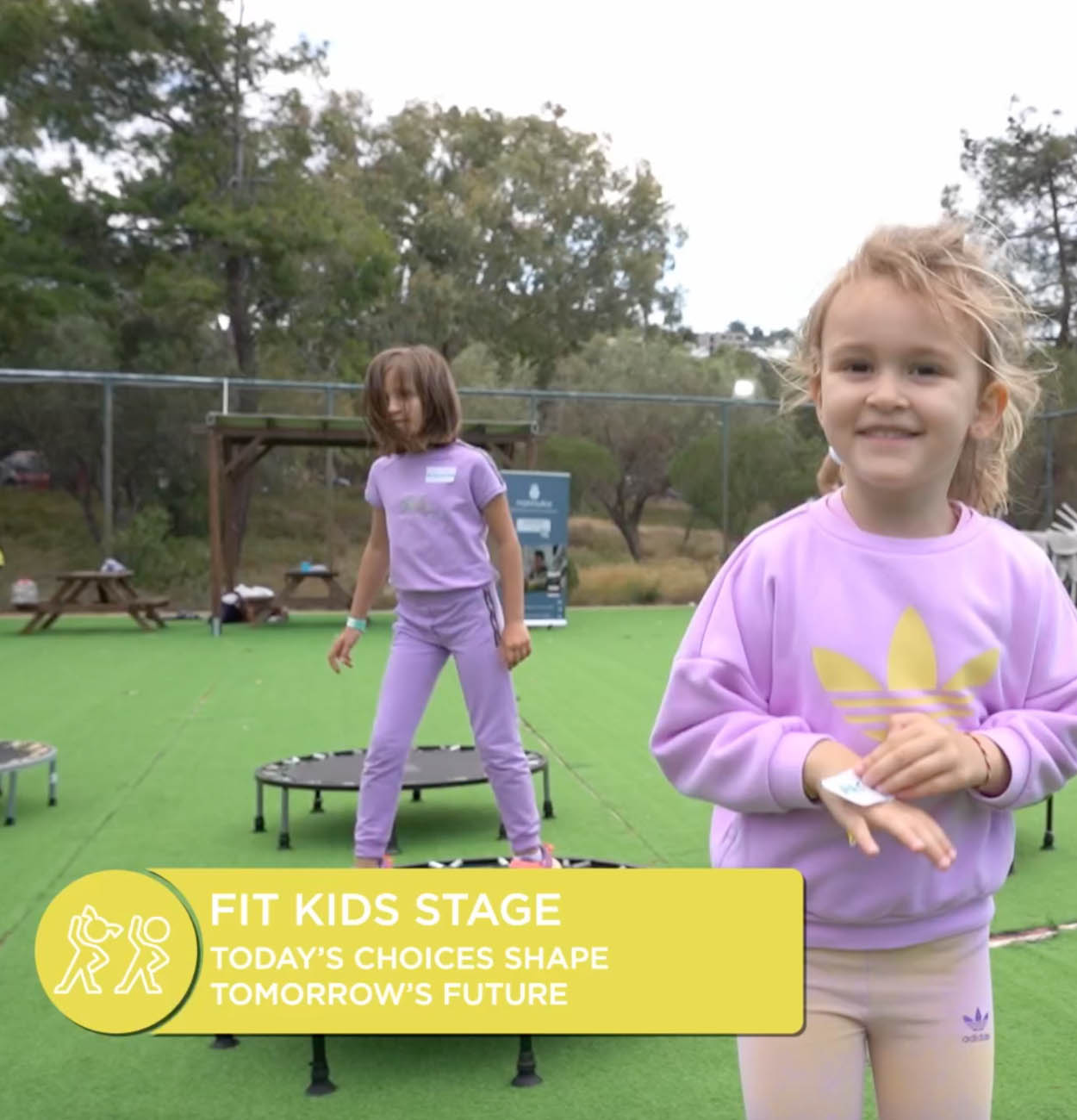 Trampoline & Fit Kids Stage | An absolute blast!